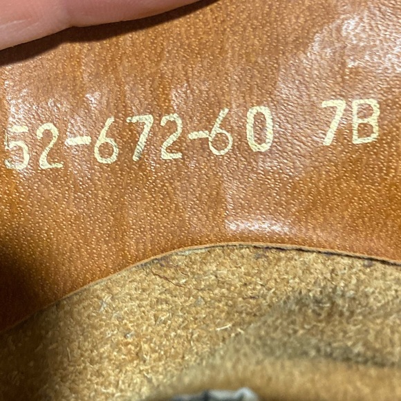 MADE IN BRAZIL-vintage leather high-heeled boots - Picture 7 of 16